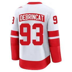 Men's Alex DeBrincat Detroit Red Wings 2025 Stadium Series Jersey - White Premium