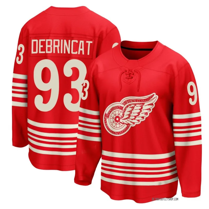Men's Alex DeBrincat Detroit Red Wings Centennial Jersey - Red Breakaway