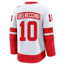 Men's Alex Delvecchio Detroit Red Wings 2025 Stadium Series Jersey - White Premium