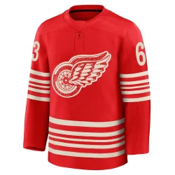 Men's Alexandre Doucet Detroit Red Wings Centennial Jersey - Red Premium
