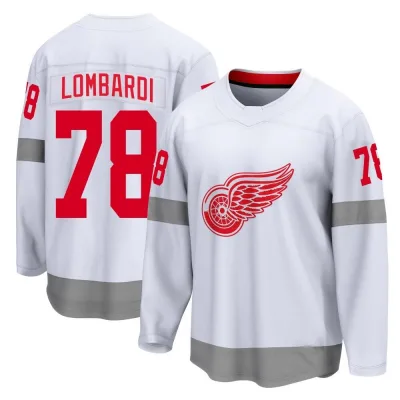Men's Amadeus Lombardi Detroit Red Wings 2020/21 Special Edition Jersey - White Breakaway