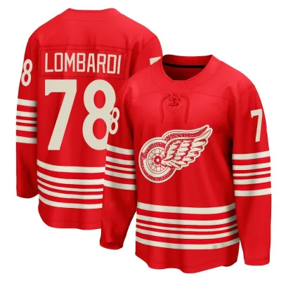 Men's Amadeus Lombardi Detroit Red Wings Centennial Jersey - Red Breakaway