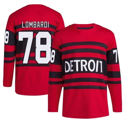 Men's Amadeus Lombardi Detroit Red Wings Reverse Retro 2.0 Jersey - Red Authentic