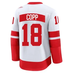 Men's Andrew Copp Detroit Red Wings 2025 Stadium Series Jersey - White Premium