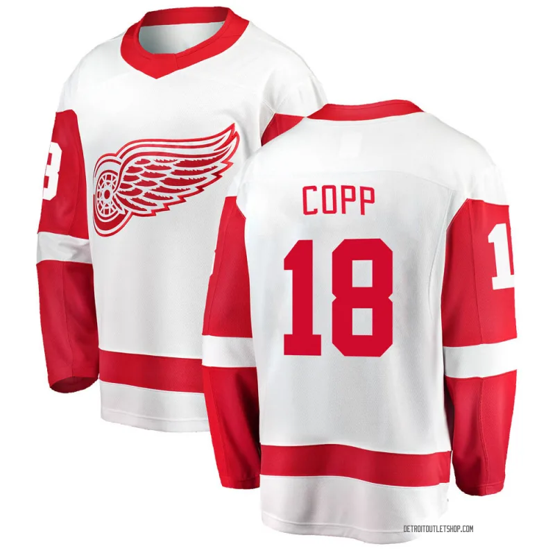 Men's Andrew Copp Detroit Red Wings Away Jersey - White Breakaway