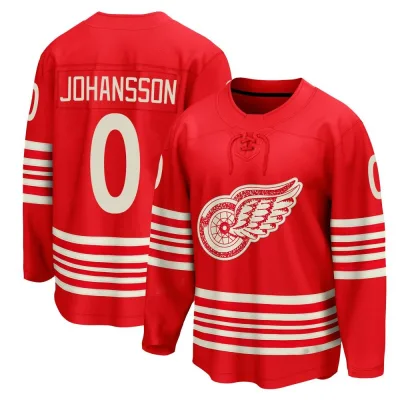 Men's Anton Johansson Detroit Red Wings Centennial Jersey - Red Breakaway