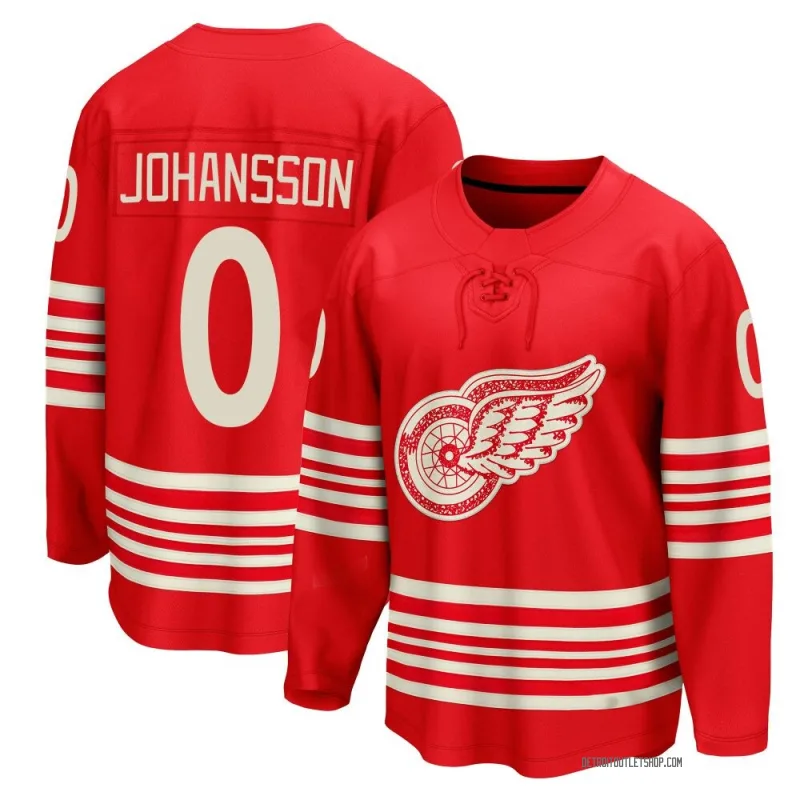 Men's Anton Johansson Detroit Red Wings Centennial Jersey - Red Breakaway