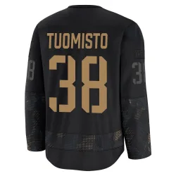 Men's Antti Tuomisto Detroit Red Wings 2024 Military Appreciation Practice Jersey - Black Premium