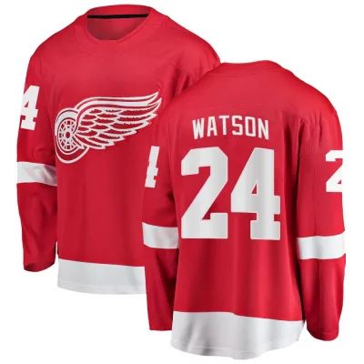 Men's Austin Watson Detroit Red Wings Home Jersey - Red Breakaway