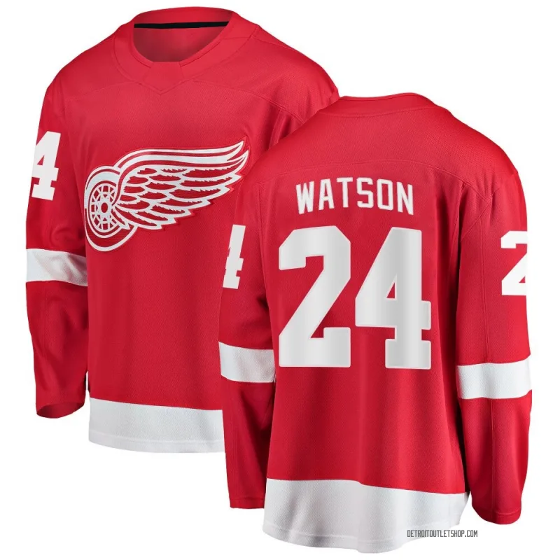 Men's Austin Watson Detroit Red Wings Home Jersey - Red Breakaway