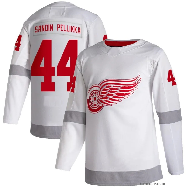 Men's Axel Sandin Pellikka Detroit Red Wings 2020/21 Reverse Retro Jersey - White Authentic
