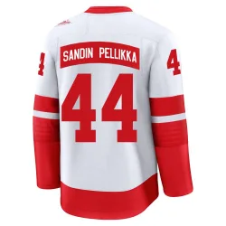 Men's Axel Sandin Pellikka Detroit Red Wings 2025 Stadium Series Jersey - White Premium