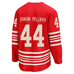Men's Axel Sandin Pellikka Detroit Red Wings Centennial Jersey - Red Breakaway