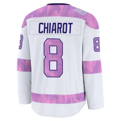 Men's Ben Chiarot Detroit Red Wings 2024 Hockey Fights Cancer Practice Jersey - White Premium