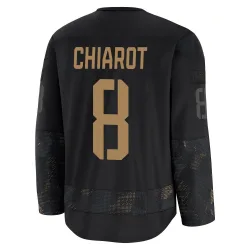 Men's Ben Chiarot Detroit Red Wings 2024 Military Appreciation Practice Jersey - Black Premium