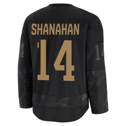 Men's Brendan Shanahan Detroit Red Wings 2024 Military Appreciation Practice Jersey - Black Premium