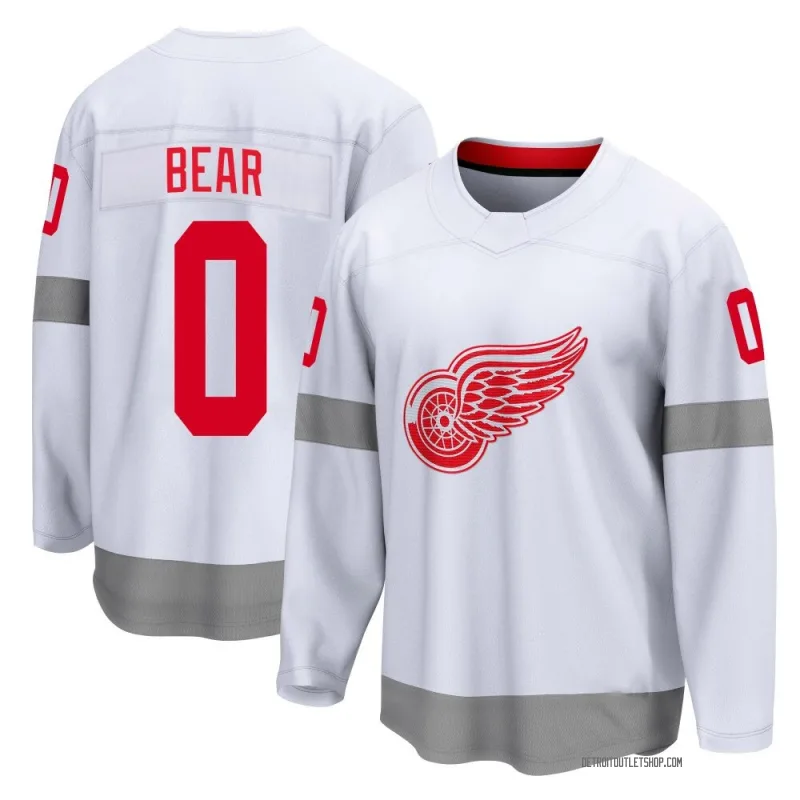Men's Carter Bear Detroit Red Wings 2020/21 Special Edition Jersey - White Breakaway