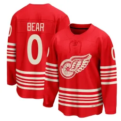 Men's Carter Bear Detroit Red Wings Centennial Jersey - Red Breakaway