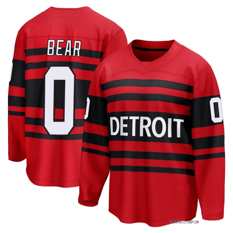Men's Carter Bear Detroit Red Wings Special Edition 2.0 Jersey - Red Breakaway