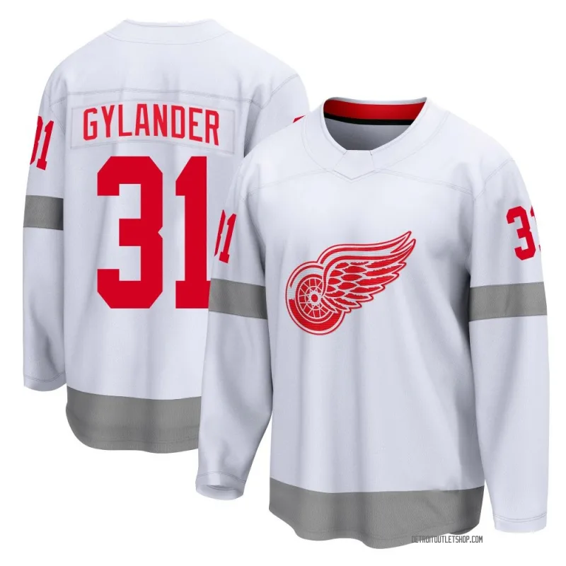 Men's Carter Gylander Detroit Red Wings 2020/21 Special Edition Jersey - White Breakaway