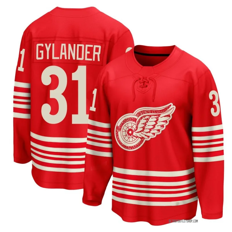 Men's Carter Gylander Detroit Red Wings Centennial Jersey - Red Breakaway