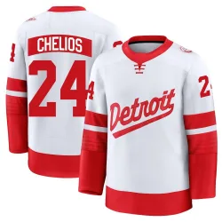 Men's Chris Chelios Detroit Red Wings 2025 Stadium Series Jersey - White Premium