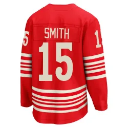 Men's Craig Smith Detroit Red Wings Centennial Jersey - Red Breakaway
