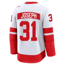 Men's Curtis Joseph Detroit Red Wings 2025 Stadium Series Jersey - White Premium