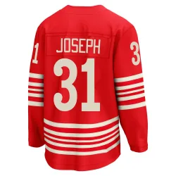 Men's Curtis Joseph Detroit Red Wings Centennial Jersey - Red Breakaway