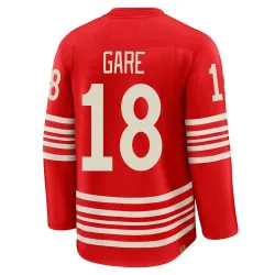Men's Danny Gare Detroit Red Wings Centennial Jersey - Red Premium