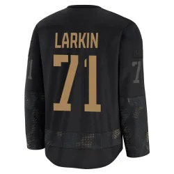 Men's Dylan Larkin Detroit Red Wings 2024 Military Appreciation Practice Jersey - Black Premium