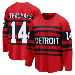 Men's Eduards Tralmaks Detroit Red Wings Special Edition 2.0 Jersey - Red Breakaway