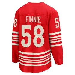 Men's Emmitt Finnie Detroit Red Wings Centennial Jersey - Red Breakaway