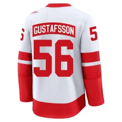 Men's Erik Gustafsson Detroit Red Wings 2025 Stadium Series Jersey - White Premium