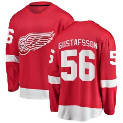 Men's Erik Gustafsson Detroit Red Wings Home Jersey - Red Breakaway