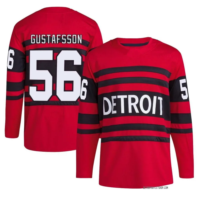 Men's Erik Gustafsson Detroit Red Wings Reverse Retro 2.0 Jersey - Red Authentic