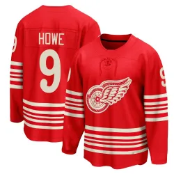 Men's Gordie Howe Detroit Red Wings Centennial Jersey - Red Breakaway