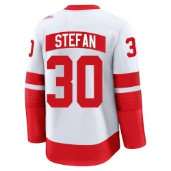 Men's Greg Stefan Detroit Red Wings 2025 Stadium Series Jersey - White Premium