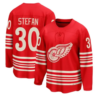 Men's Greg Stefan Detroit Red Wings Centennial Jersey - Red Breakaway