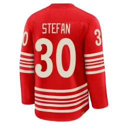 Men's Greg Stefan Detroit Red Wings Centennial Jersey - Red Premium