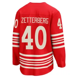 Men's Henrik Zetterberg Detroit Red Wings Centennial Jersey - Red Breakaway