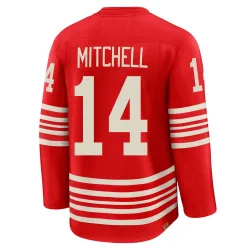 Men's Ian Mitchell Detroit Red Wings Centennial Jersey - Red Premium