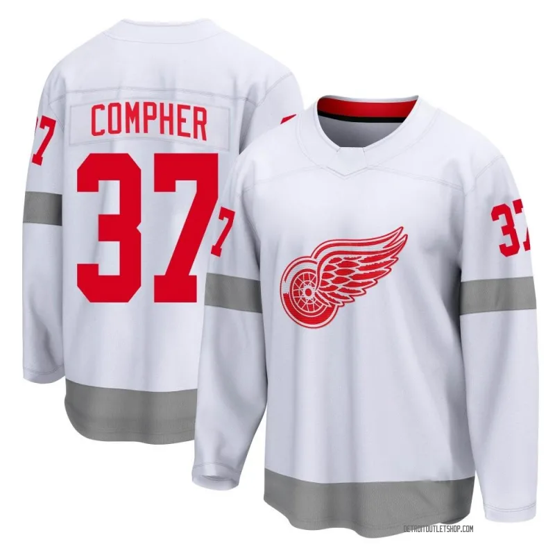 Men's J.T. Compher Detroit Red Wings 2020/21 Special Edition Jersey - White Breakaway