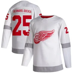 Men's Jacob Bernard-Docker Detroit Red Wings 2020/21 Reverse Retro Jersey - White Authentic