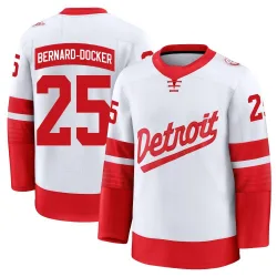 Men's Jacob Bernard-Docker Detroit Red Wings 2025 Stadium Series Jersey - White Premium