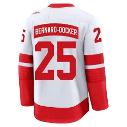 Men's Jacob Bernard-Docker Detroit Red Wings 2025 Stadium Series Jersey - White Premium