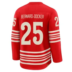 Men's Jacob Bernard-Docker Detroit Red Wings Centennial Jersey - Red Premium