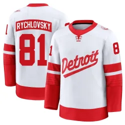 Men's Jakub Rychlovsky Detroit Red Wings 2025 Stadium Series Jersey - White Premium