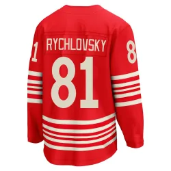 Men's Jakub Rychlovsky Detroit Red Wings Centennial Jersey - Red Breakaway