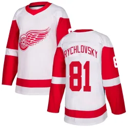 Men's Jakub Rychlovsky Detroit Red Wings Jersey - White Authentic